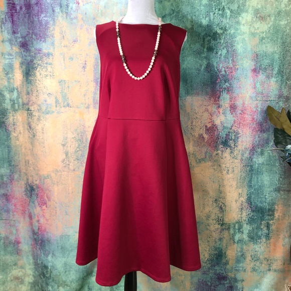 Calvin Klein Dresses & Skirts - 🍓🍓Calvin Klein Beautiful strawberry red Dress🍓